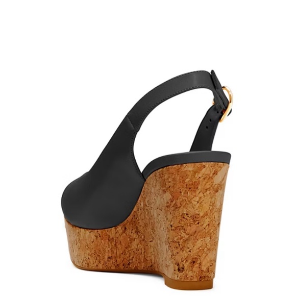 Stuart Weitzman ‘Rinna’ Wedge Sandal, size 9 - Picture 3 of 6